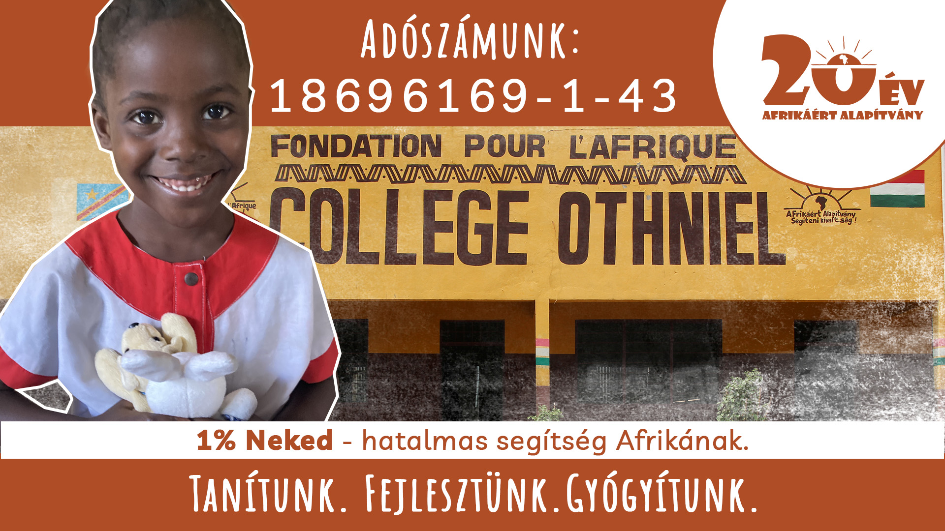 1% Neked – hatalmas segítség Afrikának