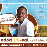 Támogasd adód 1%-nak felajánlásával az Afrikáért Alapítványt!
